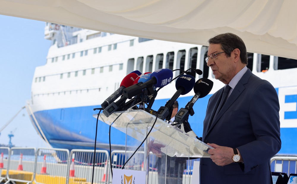 Nicos Anastasiades Daleela ferry the first route 19 06 2022 pio