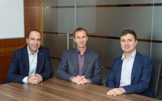 Left to right: Demetris Nicolaou, Andrey Narutskiy, Mikhail Borisov